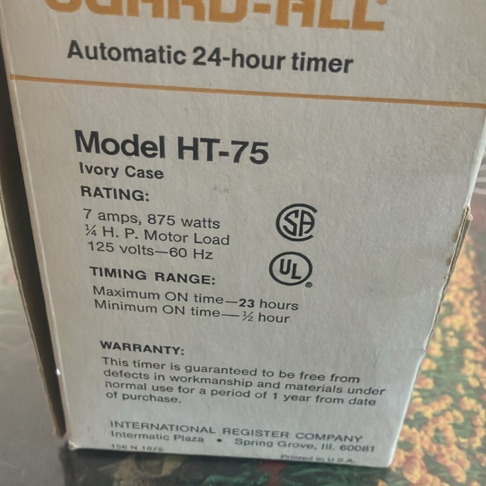 Intermatic Guard-All Timer - Picture 3 of 3